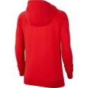 Bluza damska Nike Park Fleece Pullover z kapturem czerwona