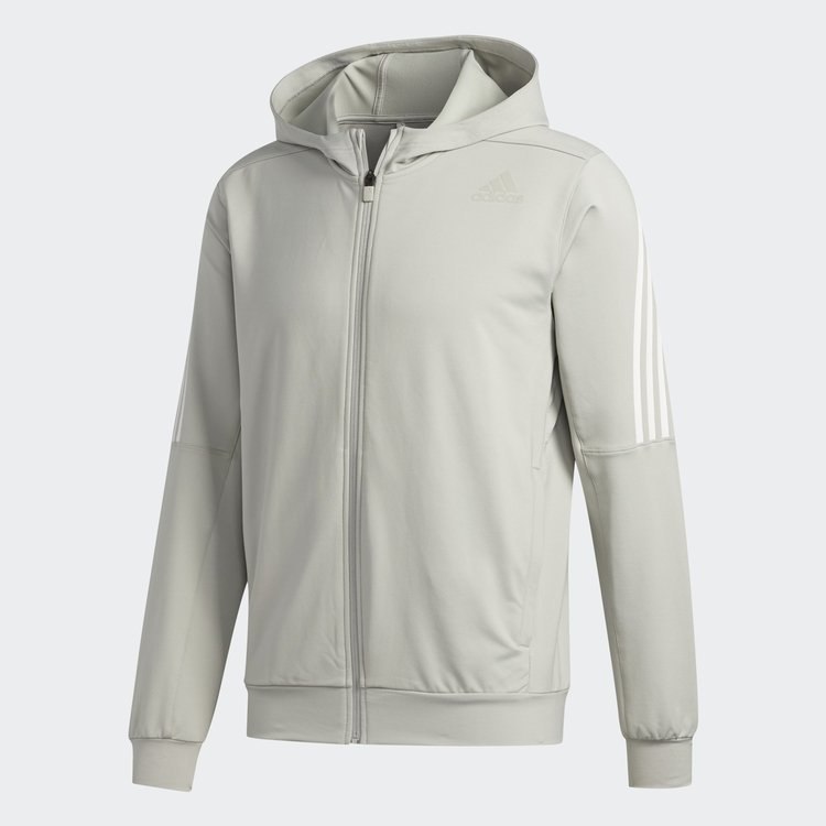Bluza męska adidas AEROREADY HOODIE rozpinana szara z kapturem Bluza męska adidas AEROREADY HOODIE rozpinana szara z kapturem