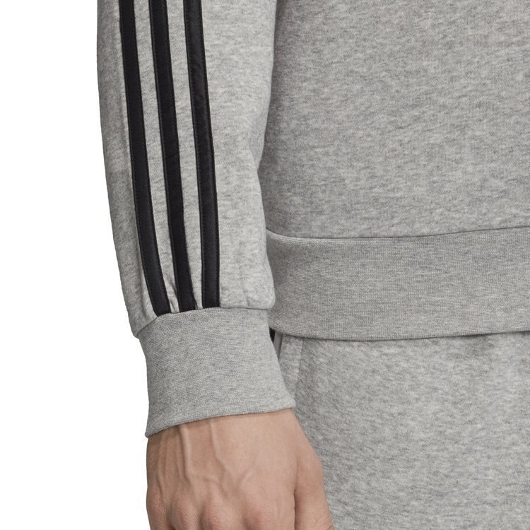 Bluza męska adidas Essentials 3-Stripes Hoodie Fleece szara Bluza męska adidas Essentials 3-Stripes Hoodie Fleece szara