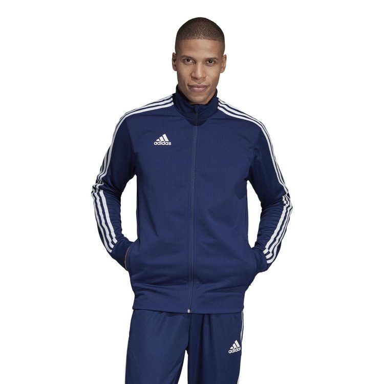 Bluza męska adidas Tiro 19 granatowa bez kaptura na zamek treningowa Bluza męska adidas Tiro 19 granatowa bez kaptura na zamek treningowa