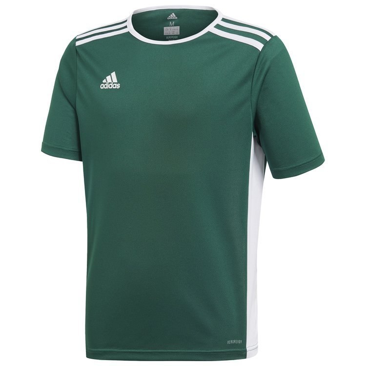 Koszulka dziecięca adidas Entrada 18 zielona poliestrowa Koszulka dziecięca adidas Entrada 18 zielona poliestrowa