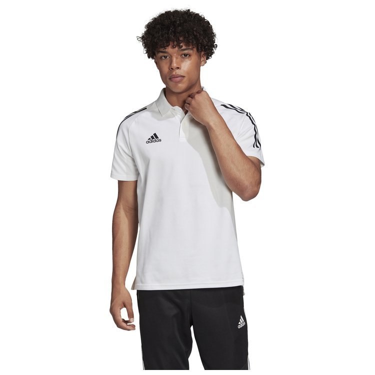 Koszulka męska polo adidas Condivo 20 biała Koszulka męska polo adidas Condivo 20 biała