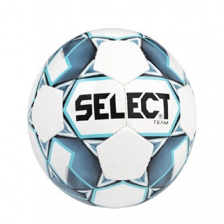 Piłka Nożna Select Team niebiesko-biała rozmiar 3