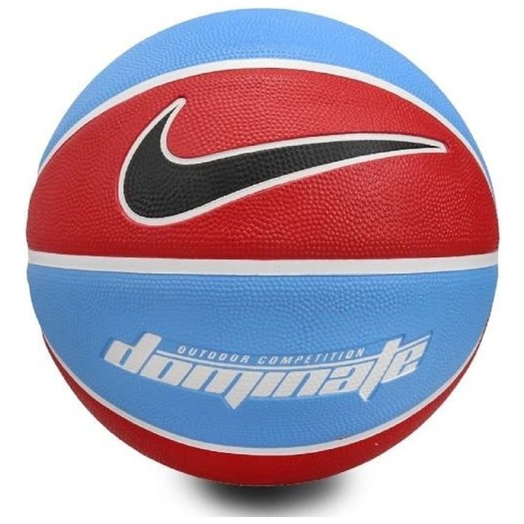 Piłka do koszykówki Nike Dominate N000116547 niebiesko-czerwona