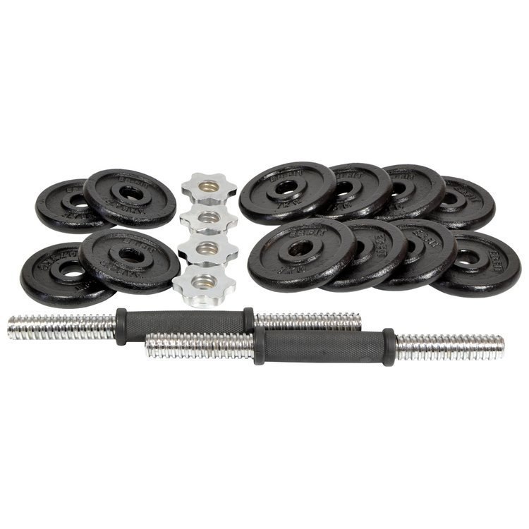 Zestaw hantli żeliwnych walizka EB FIT 2x7,5kg Zestaw hantli żeliwnych walizka EB FIT 2x7,5kg