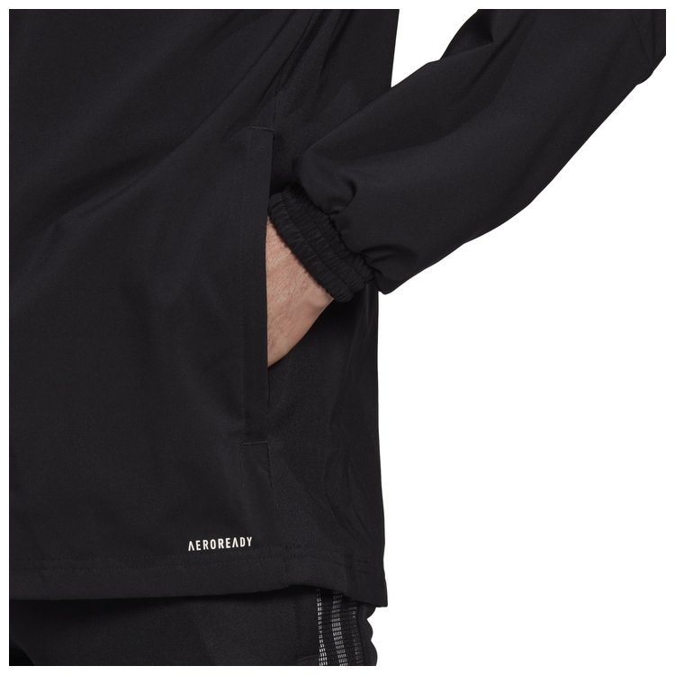 Bluza męska adidas Core 18 czarna na zamek Bluza męska adidas Core 18 czarna na zamek