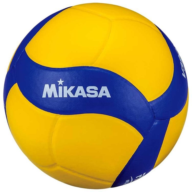 Piłka siatkowa MIKASA V390W żółto-niebieska
