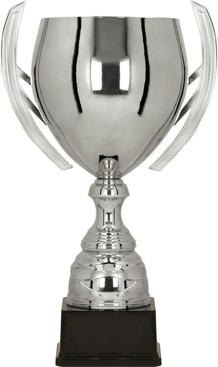 Puchar metalowy srebrny BATIKAS