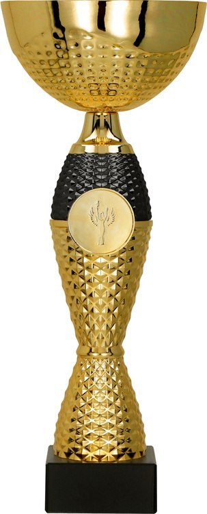 Puchar metalowy Złoto-Czarny 8346