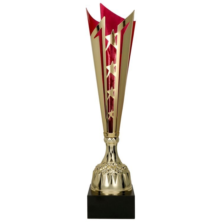 Puchar metalowy złoto-czerwony Puchar metalowy złoto-czerwony