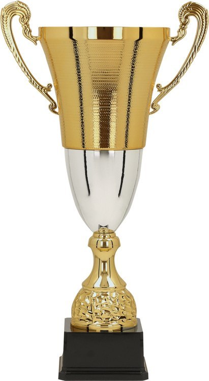 Puchar metalowy złoto-srebrny BALTA