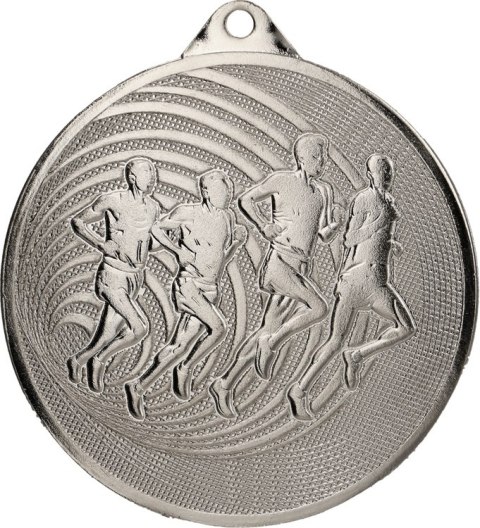 Medal srebrny- Bieganie - medal stalowy