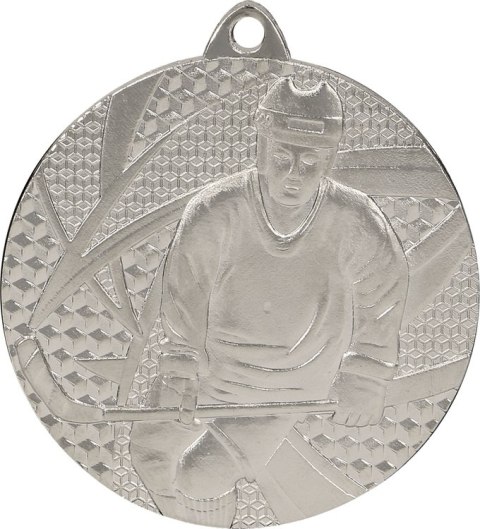 Medal srebrny- hokej - medal stalowy