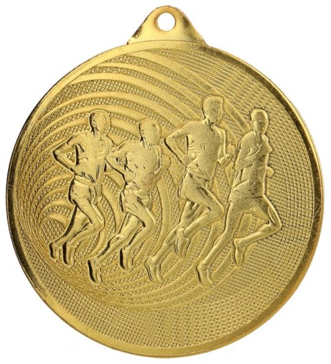 Medal złoty- Bieganie- medal stalowy