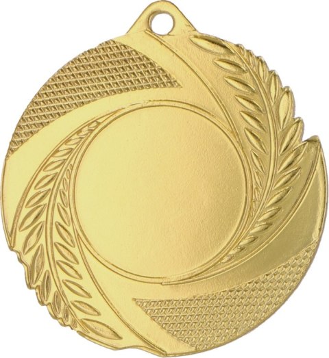 Medal złoty ogólny z miejscem na emblemat 25 mm - medal stalowy